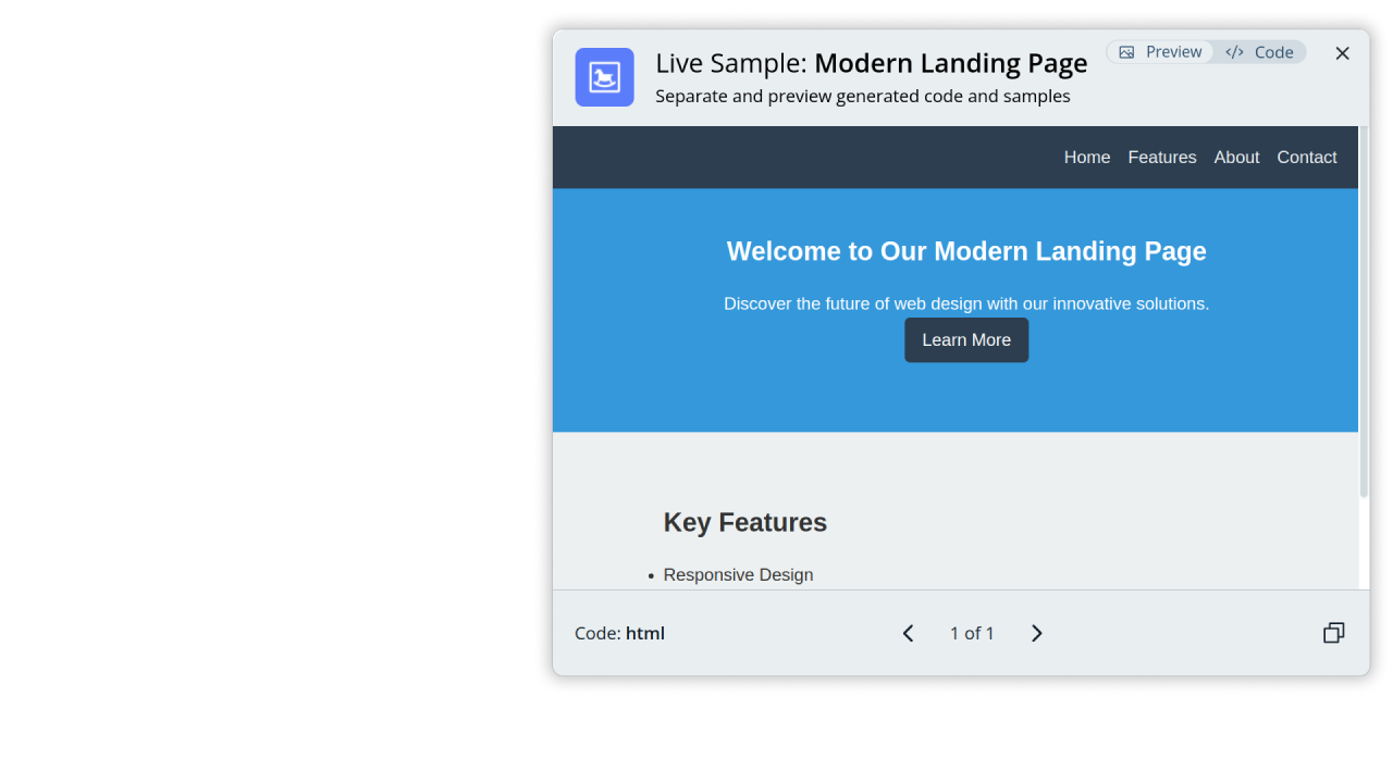 Geração de Amostras ao Vivo